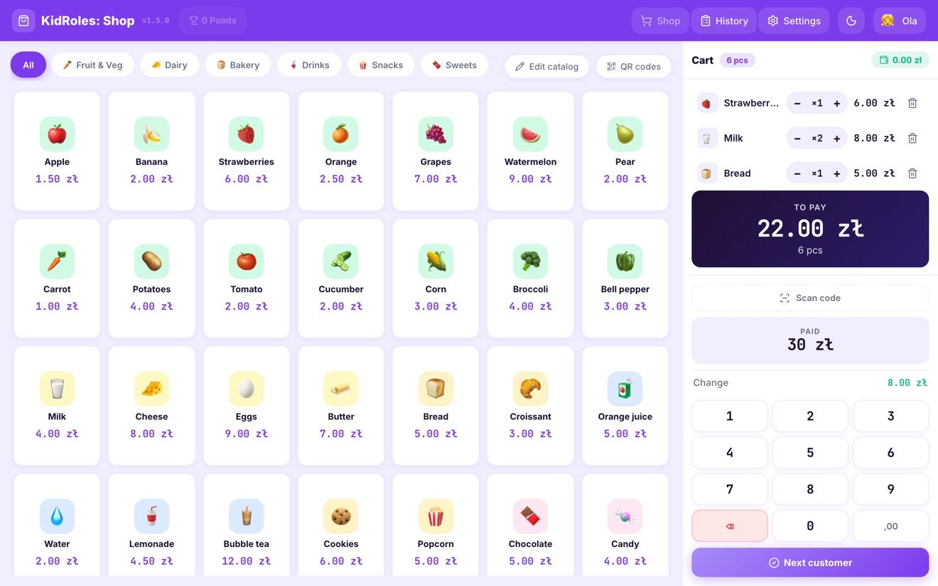 Payment panel