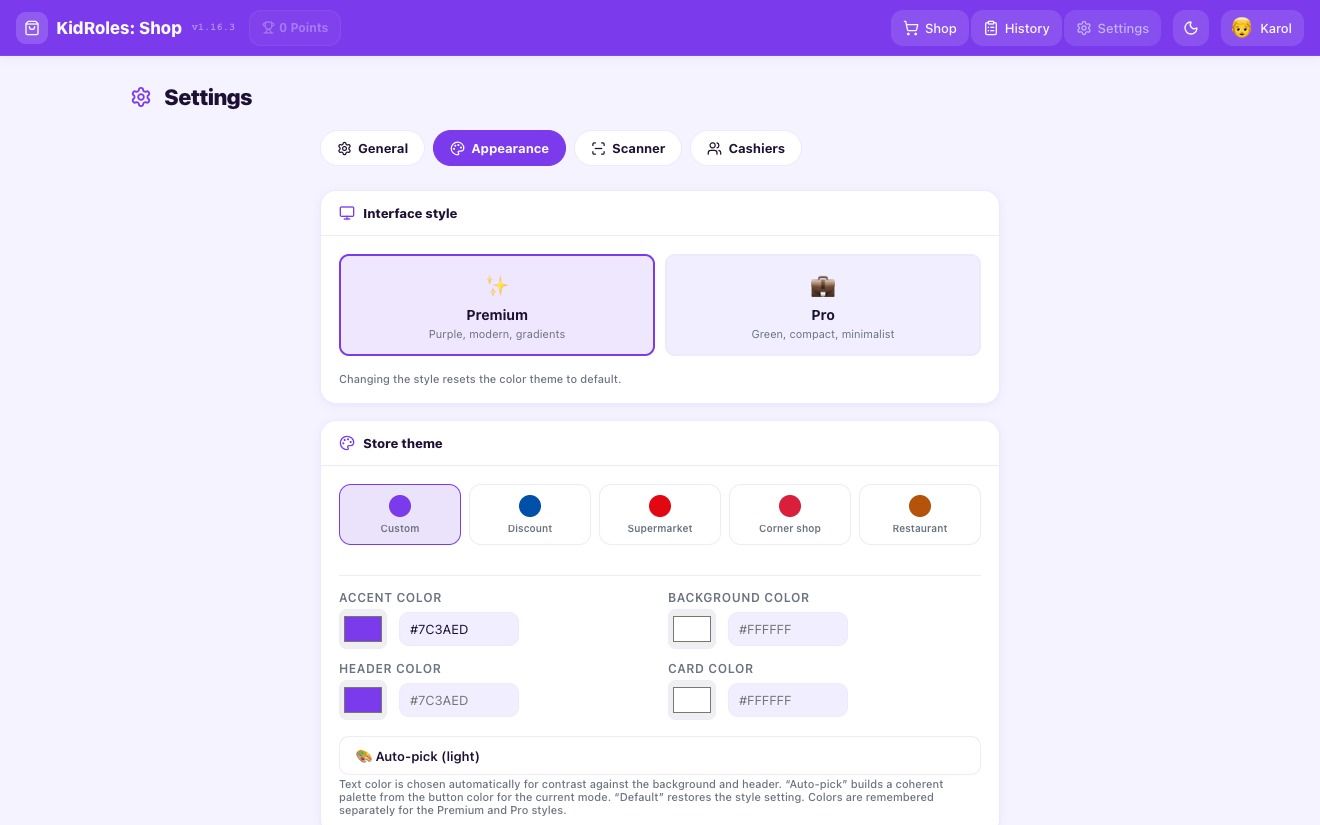 Shop themes