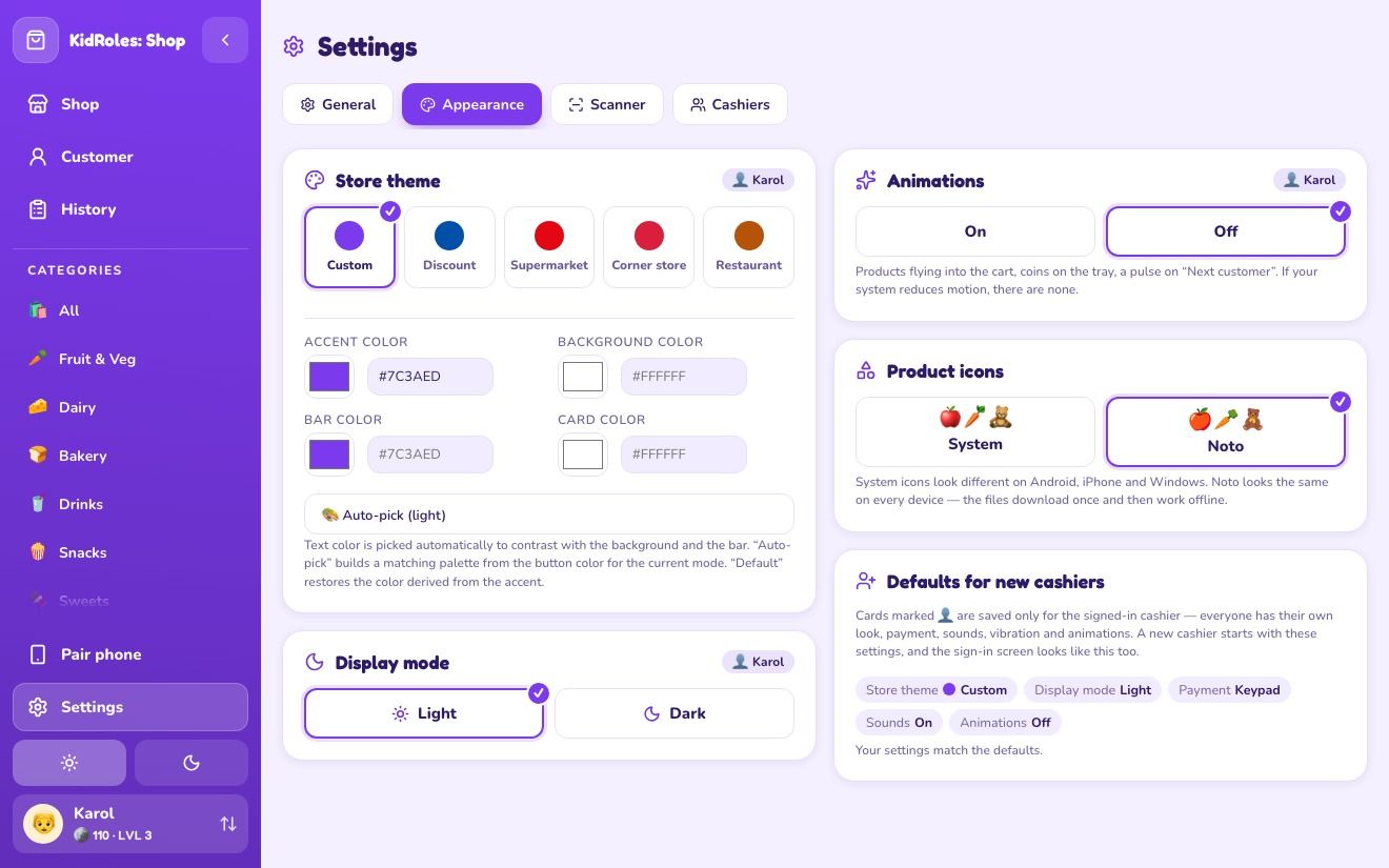 Shop themes